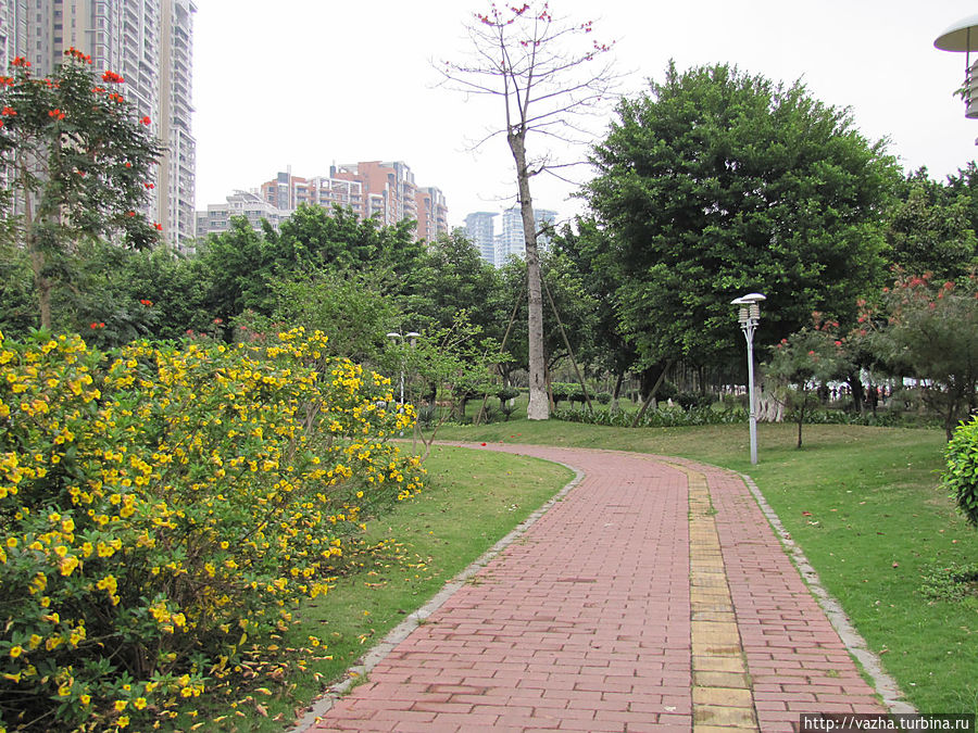 Набережная Гуанджоу и парк Гуанчжоу, Китай