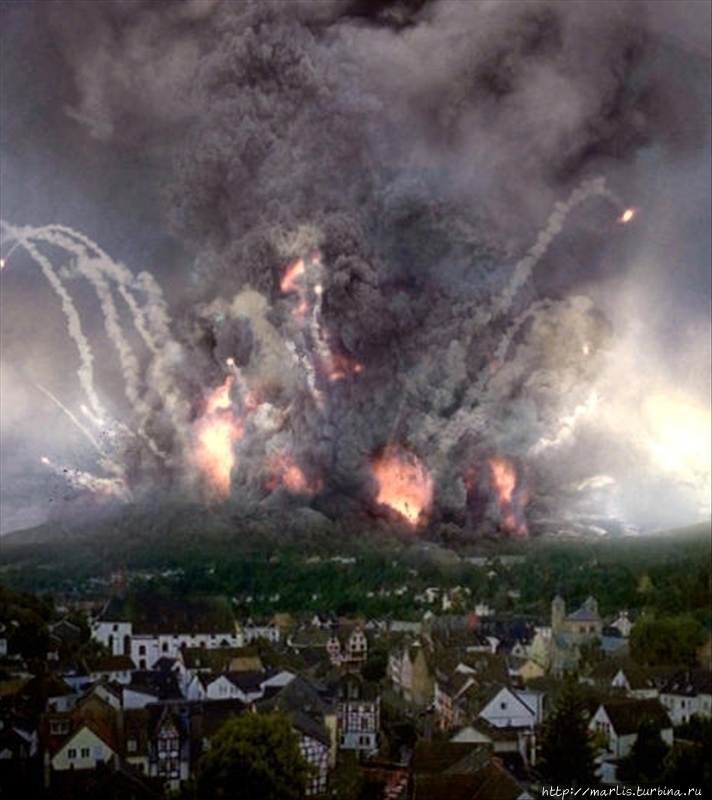 Кадр из фильма Вулкан. Бад Мюнстерайфель. фото из интернета Мария-Лаах, Германия