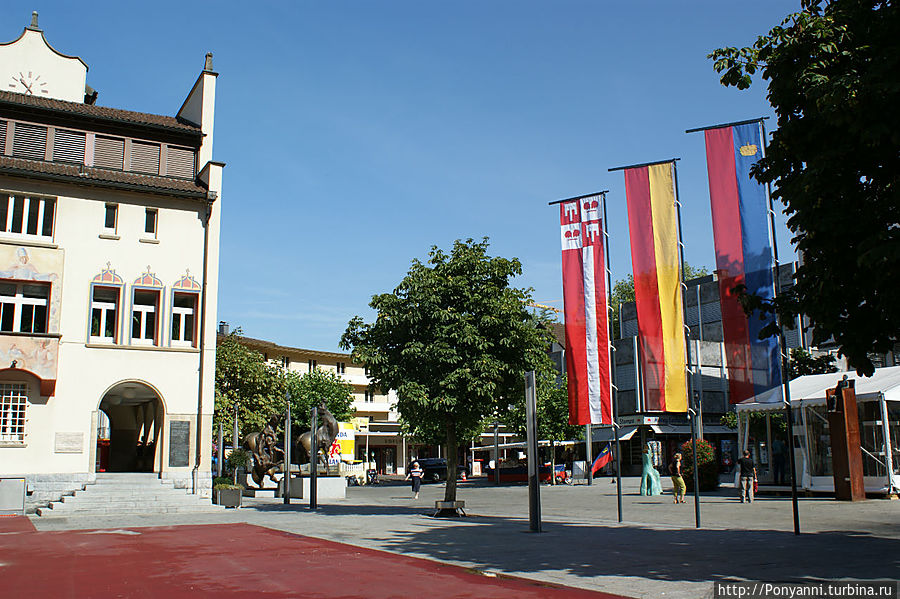 Музей истории на центральной площади Вадуц, Лихтенштейн