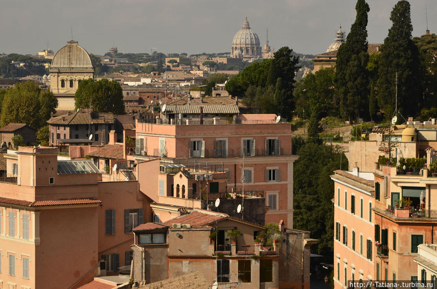 Панорама с холма Палатин Рим, Италия