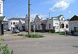 Перекресток Советской (Воскресенской)  и  Чернышевского (Буйской). Самый центр Уржума.