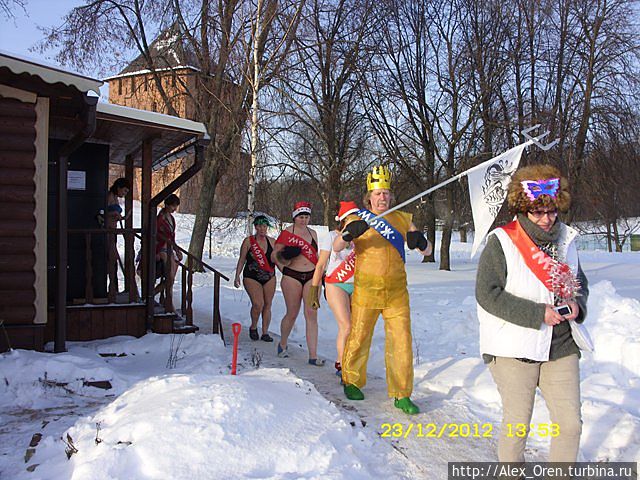 В гостях у новгородских моржей Великий Новгород, Россия