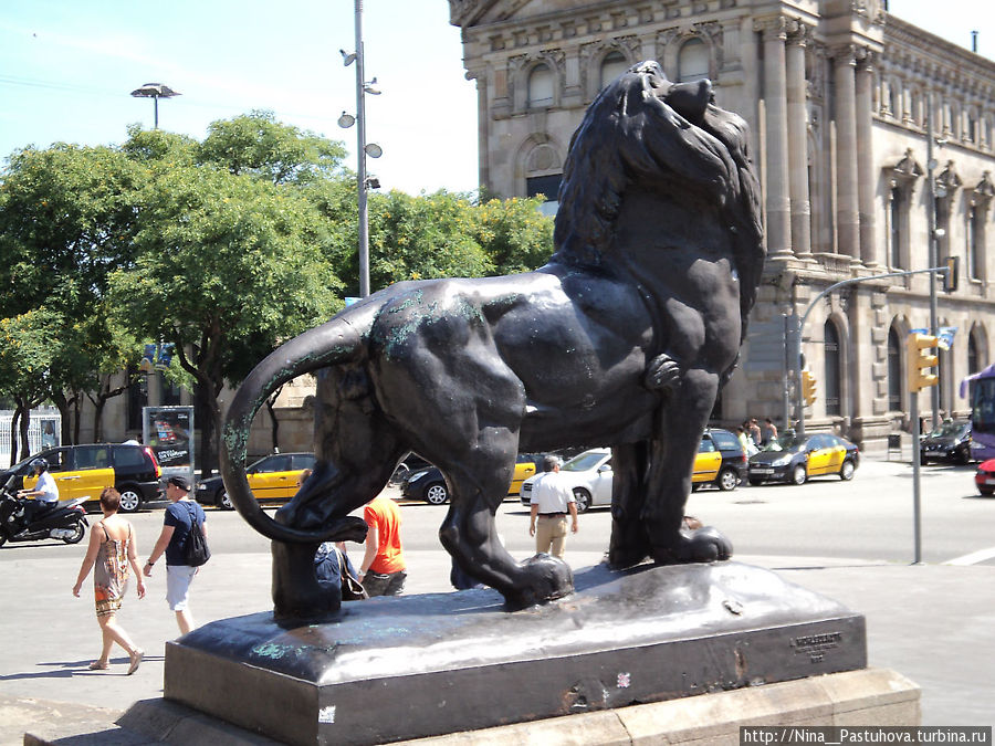 Три  площади  Барселоны Барселона, Испания
