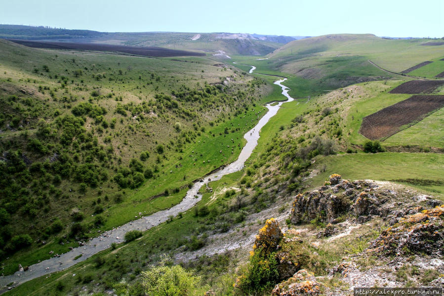 Река Раковэц в Буздуженском ущелье, Единецкий р-он Молдова