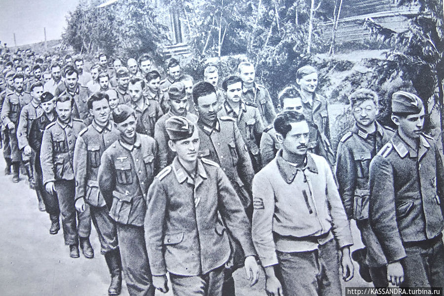 Военнопленные летом 41-го под Смоленском. Из личной библиотеки Истирия Великой Отечественной войны,1961г. Смоленская область, Россия