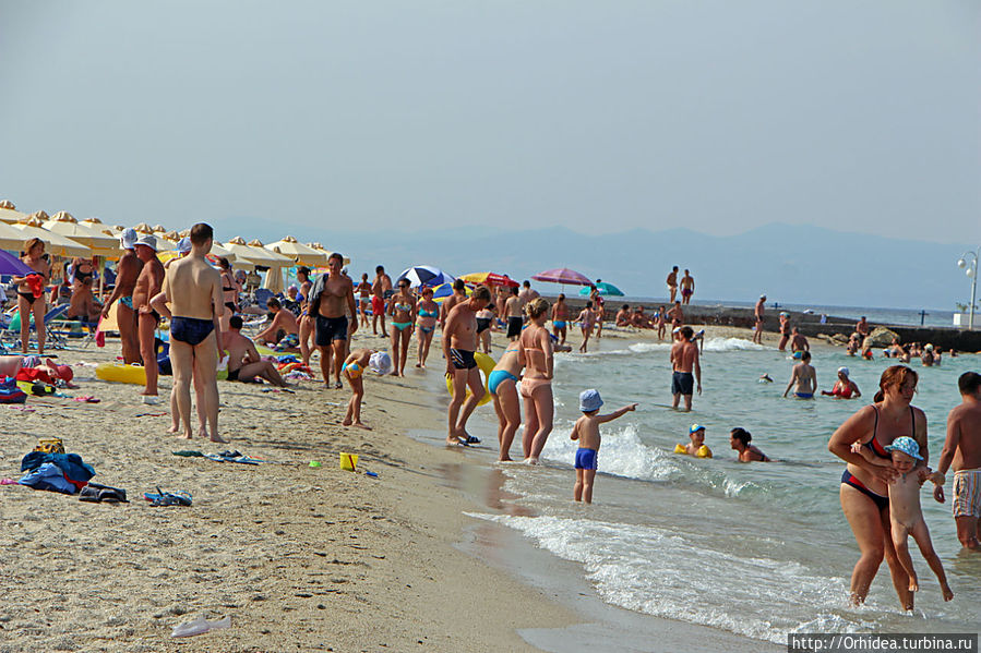 пляж Pallini Полуостров Халкидики, Греция