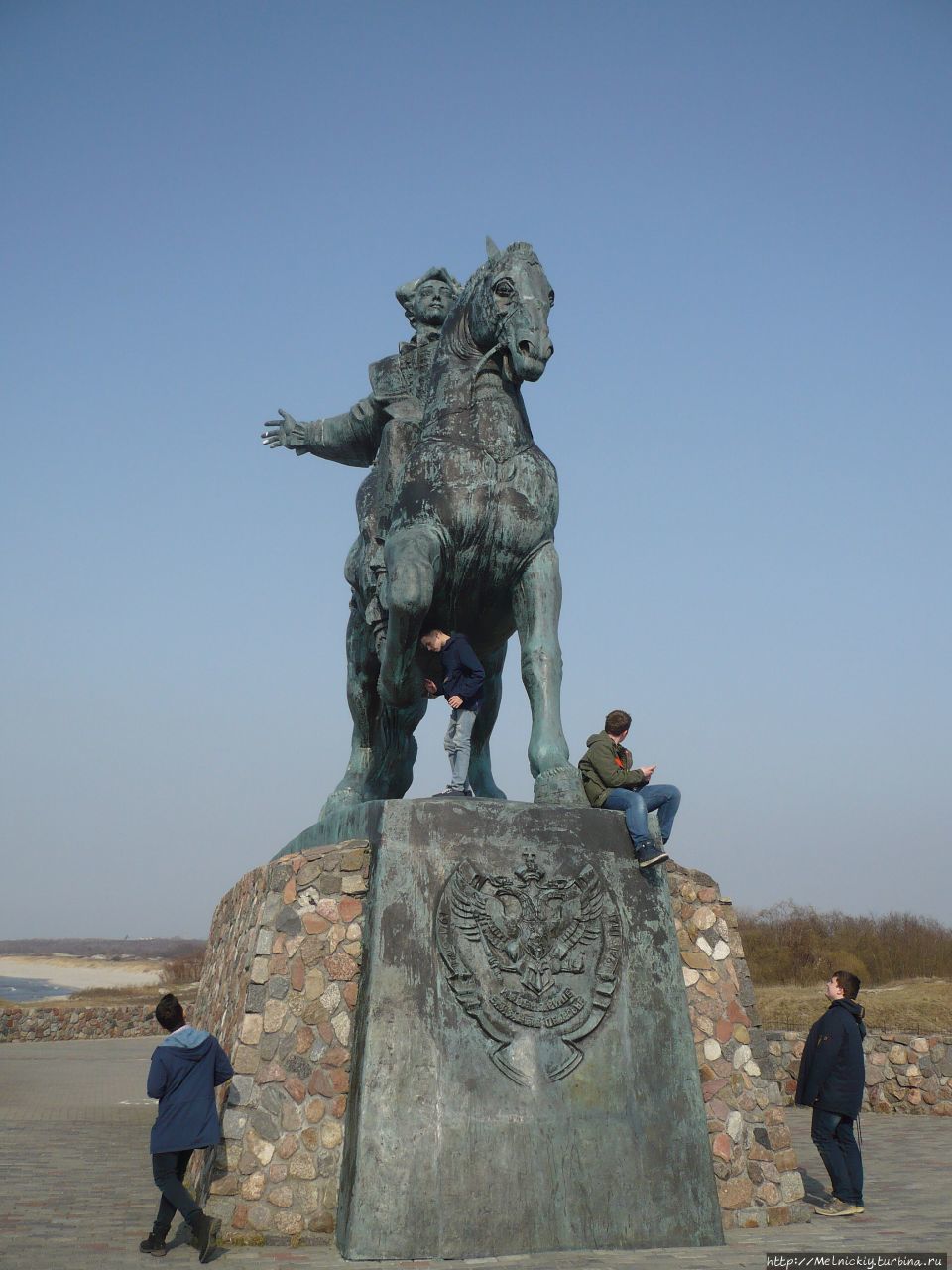 Памятник императрице Елизавете Петровне Балтийск, Россия