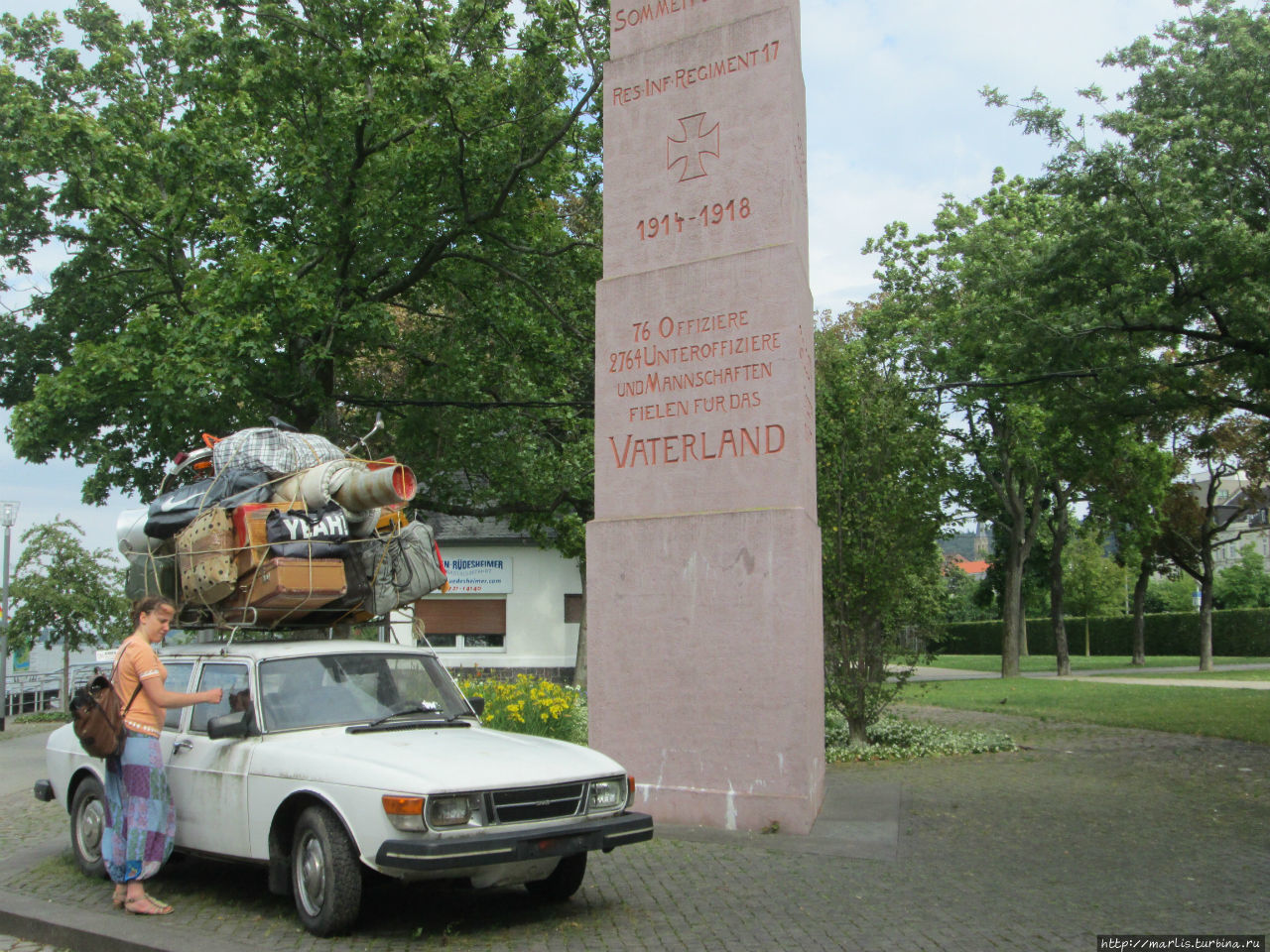Культурная набережная, инсталляция Бинген-на-Рейне, Германия