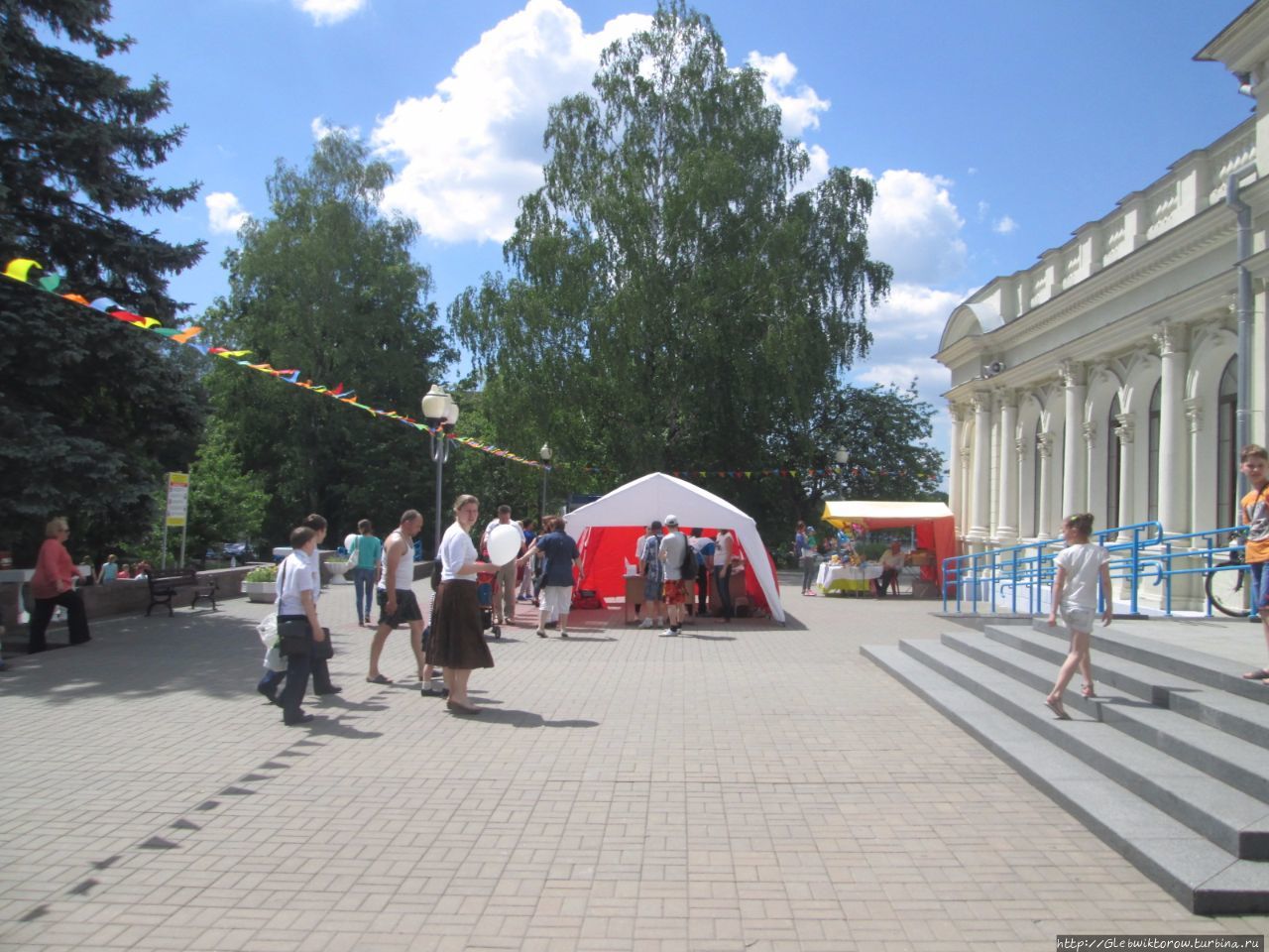 День детей на их железной дороге Минск, Беларусь