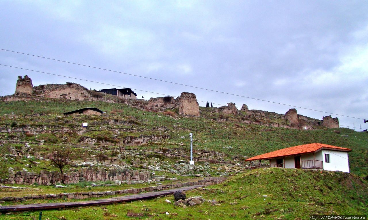 Античный центр Пергам Бергама (Пергам) античный город, Турция