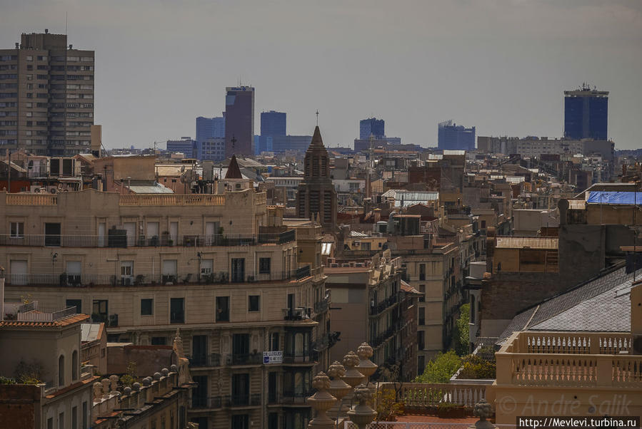 Свысока на Барселону Барселона, Испания