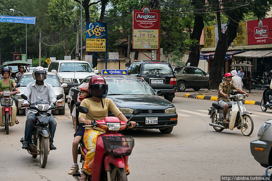 Пять минут на перекрестке Сиемреап, Камбоджа