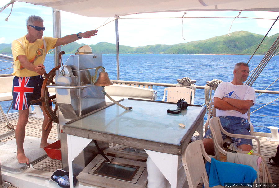 Научиться управлять яхтой несложно Остров Дравака, Фиджи