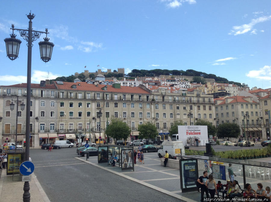 Площадь Фигейра. Лиссабон, Португалия