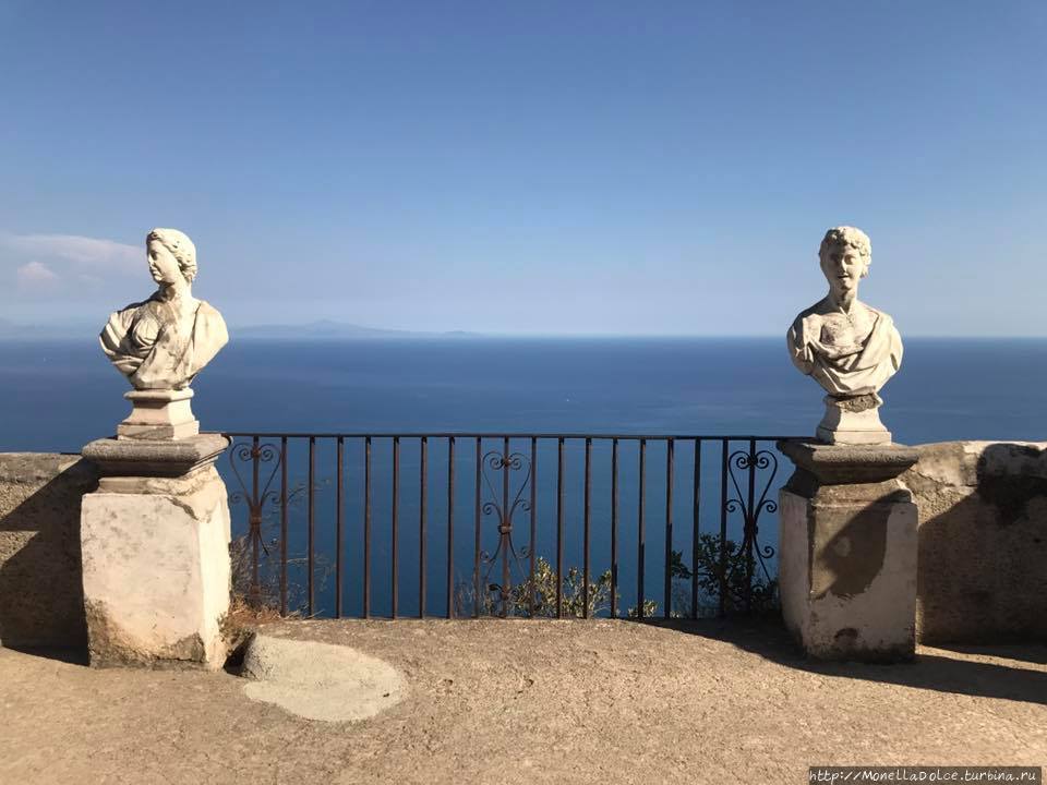 Ravello:villa Cimbrone в августе Равелло, Италия