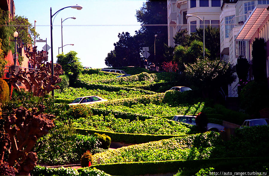 Ломбард-стрит Сан-Франциско, CША