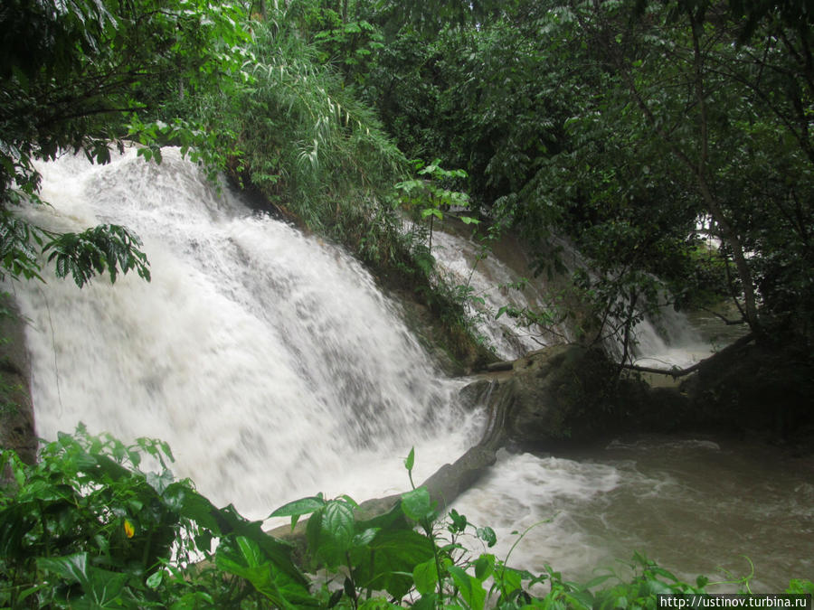 Водопады Misol Ha и Aqua Azul в штате Чьяпас, Мексика Мисоль-Ха водопад, Мексика