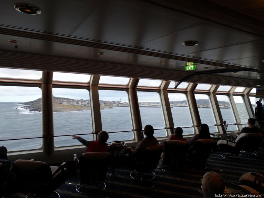 Заходим в гавань Вардё Киркенес, Норвегия