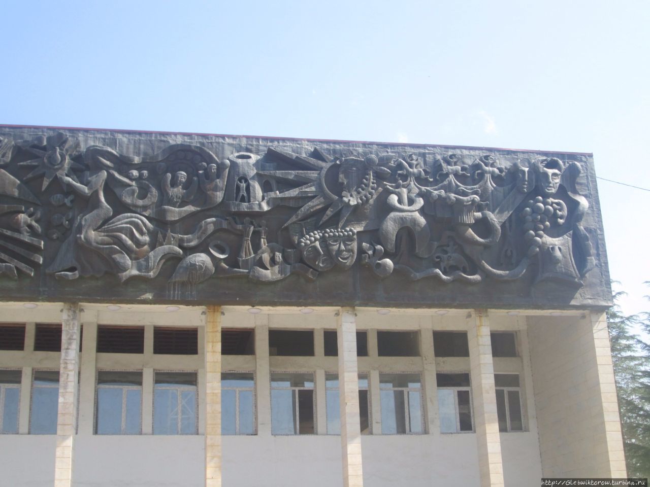 Хоби — типичный малый город Мегрелии Хоби, Грузия