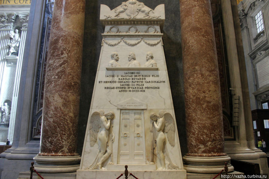 Памятник последним Стюартам. Ватикан (столица), Ватикан