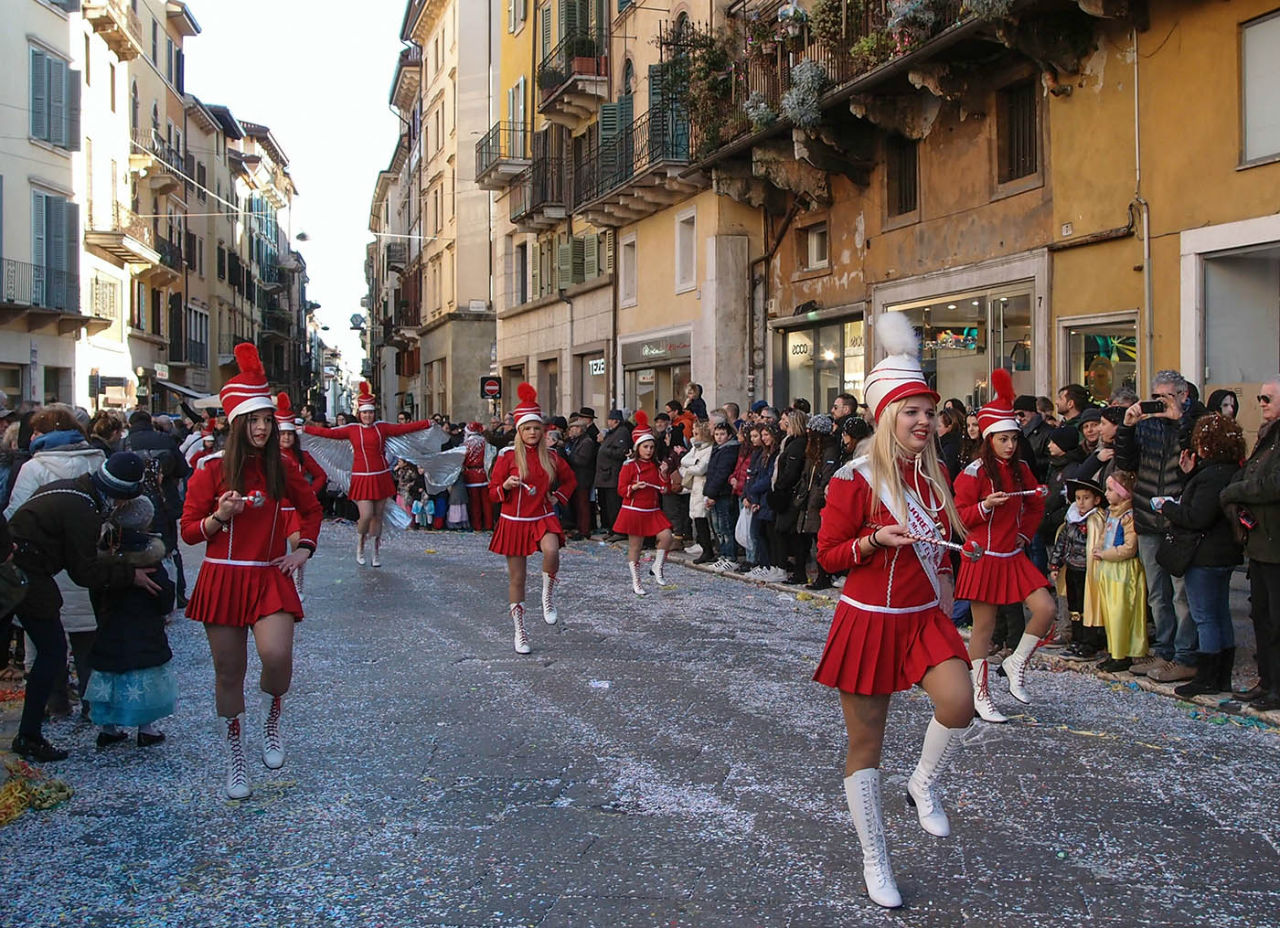 Карнавальное шествие в Вероне Верона, Италия