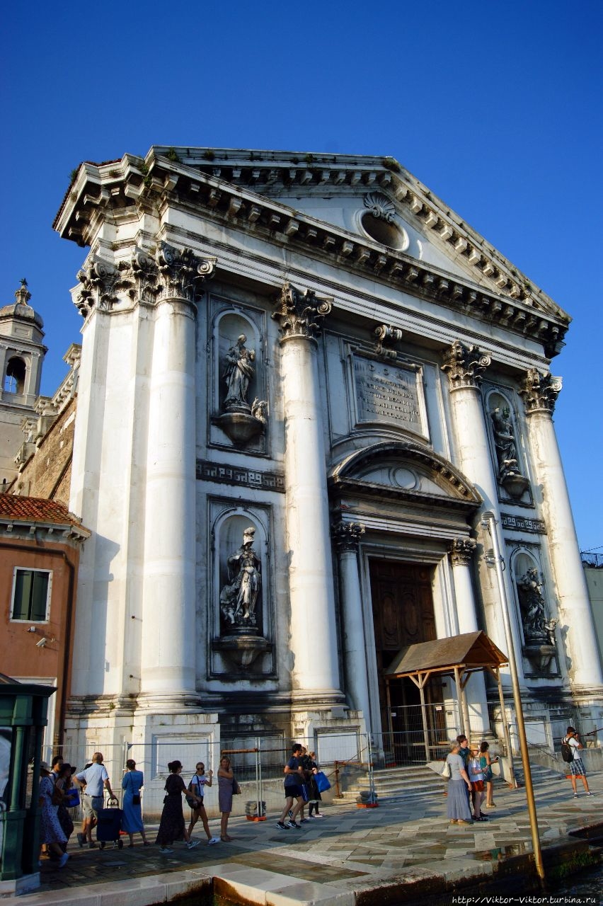 Церковь Джезуати. Chiesa di Santa Maria del Rosario Венеция, Италия