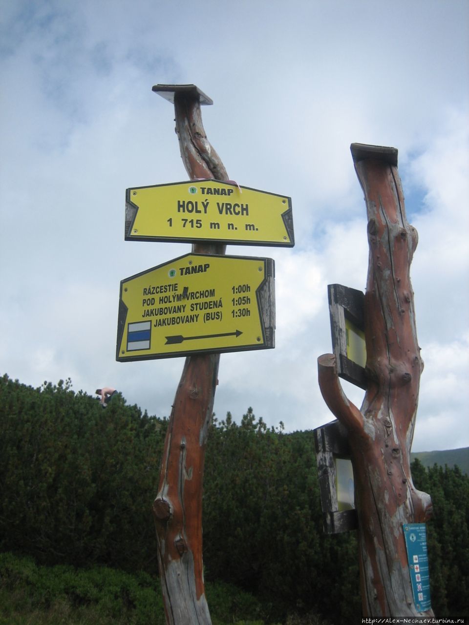 Голый Врх с табличкой, по Голый Врх с табличкой, по