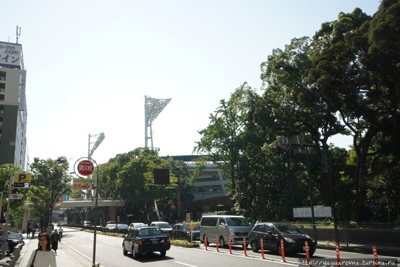Парк у стадиона Иокогама Иокогама, Япония