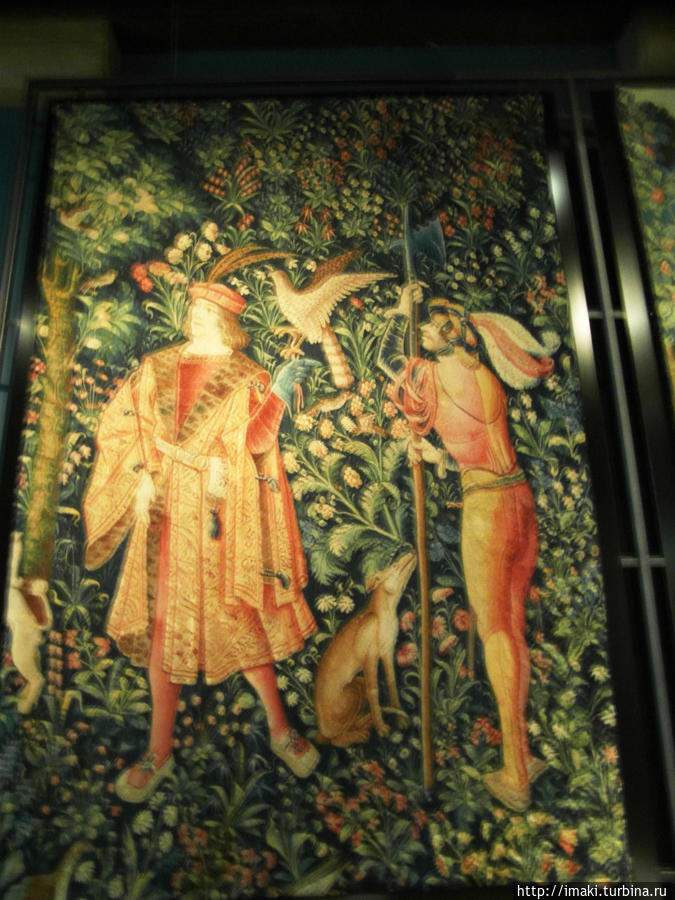 Гобелены в музее Клюни. Париж, Франция