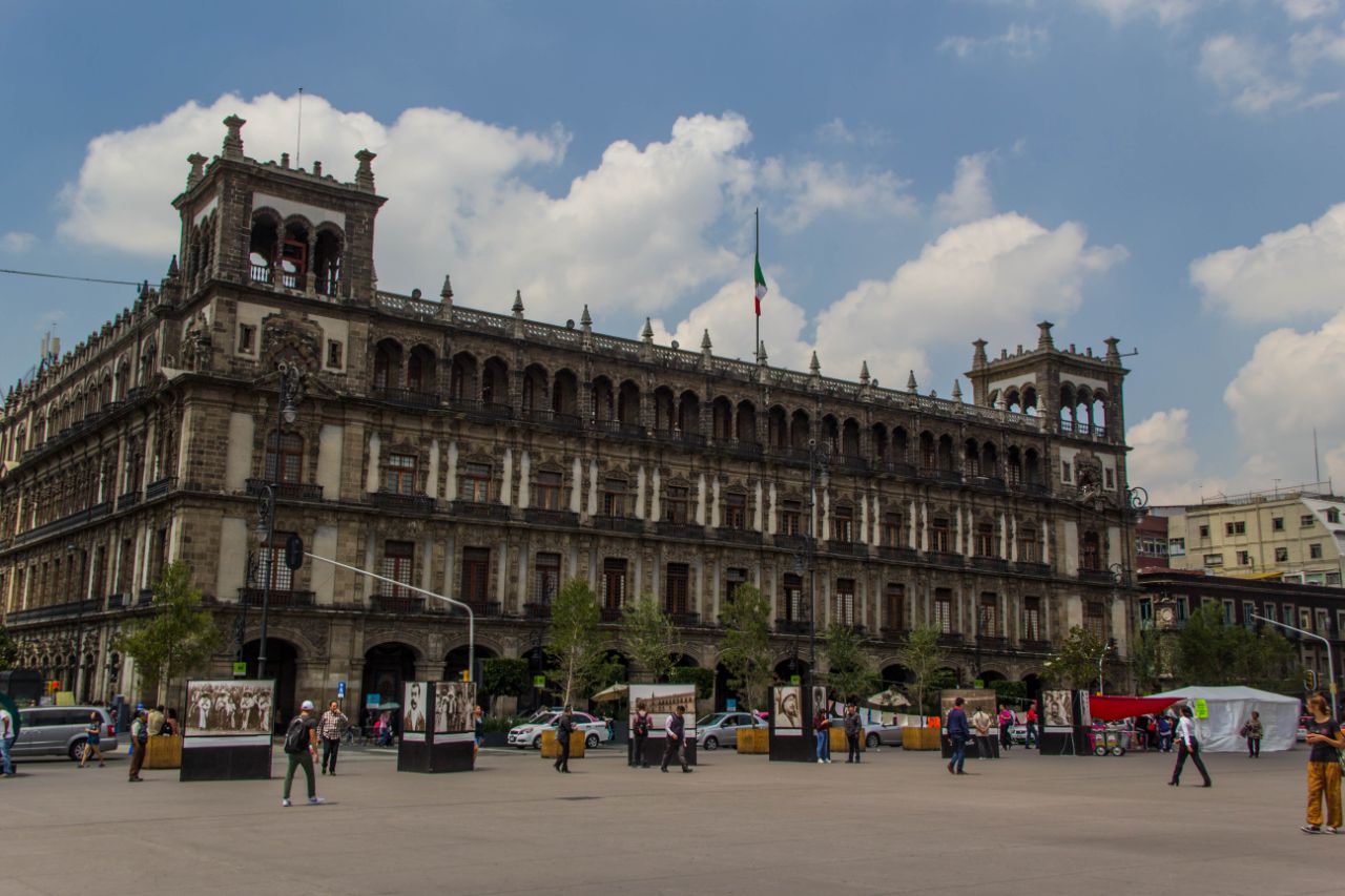 Мехико. Площадь Конституции Мехико, Мексика