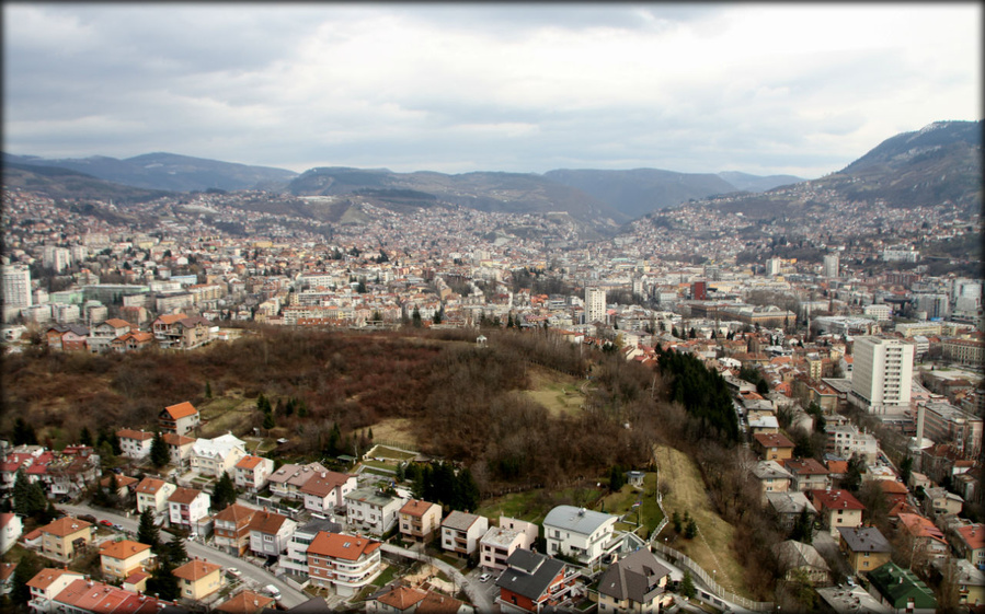 Сараево - вид сверху