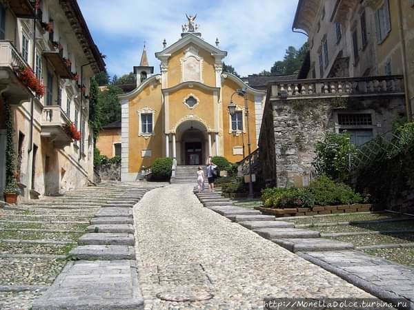 Пешеходный маршрут в Orta San Giulio Орта-Сан-Джулио, Италия