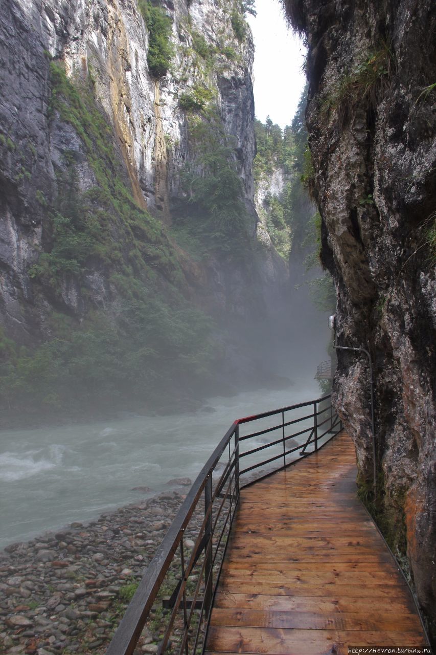 Ущелье реки Ааре Майринген, Швейцария