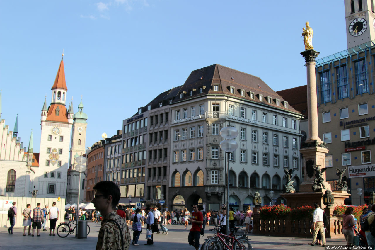 Площадь Мариенплац. Мюнхен Мюнхен, Германия