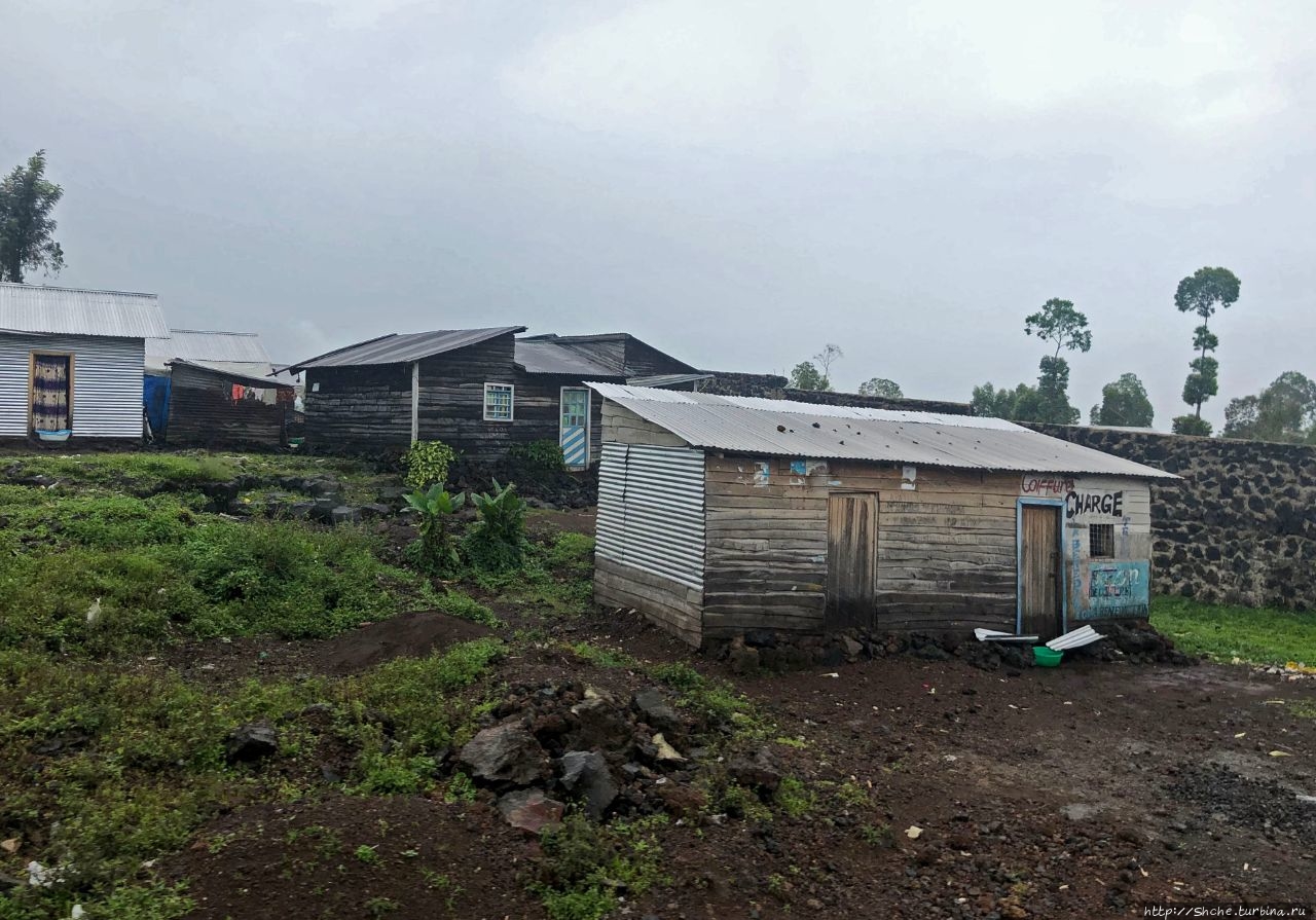 Конголезский поселок Кибати - жизнь у подножия вулкана