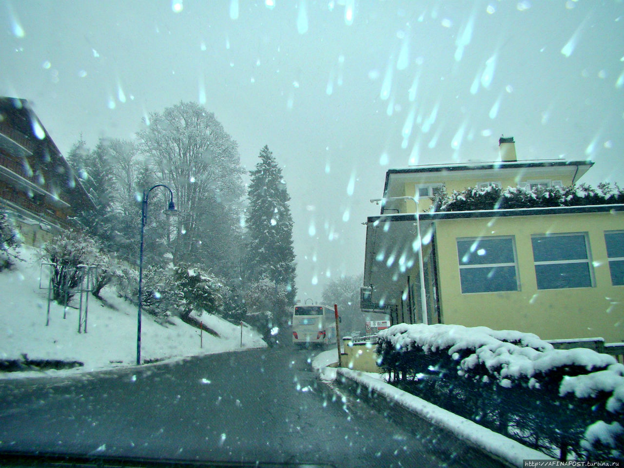 Снегопад в Вилларе