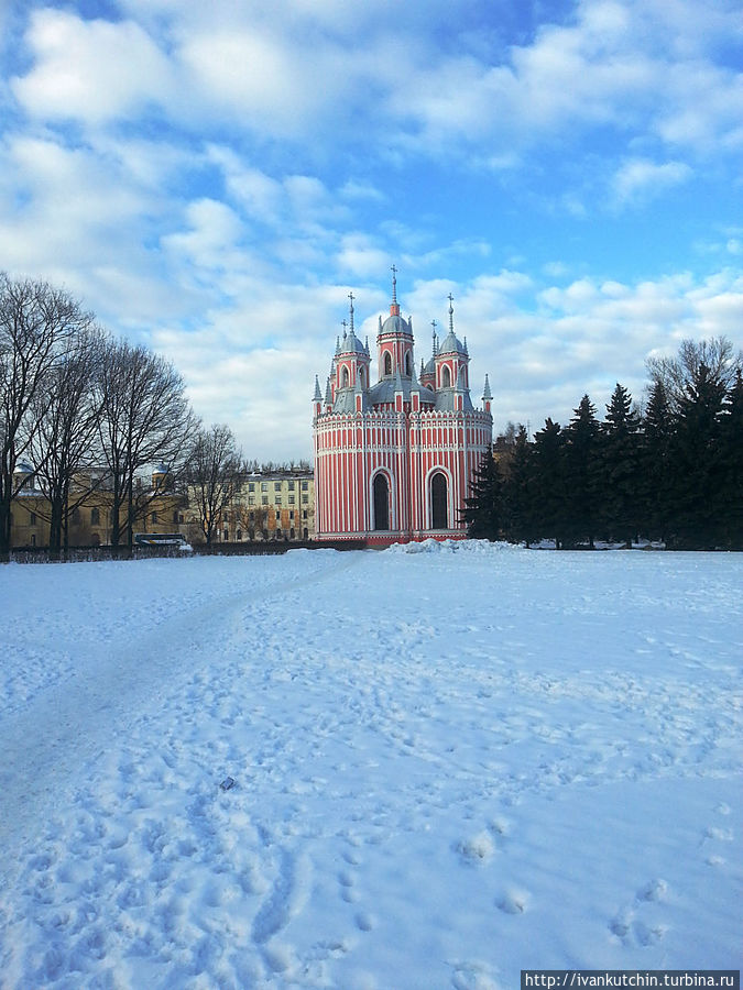 Чесменская церковь — небольшая, но приметная Санкт-Петербург, Россия