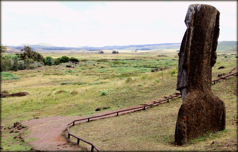 Достопримечательности острова Пасхи (RANO RARAKU) Остров Пасхи, Чили