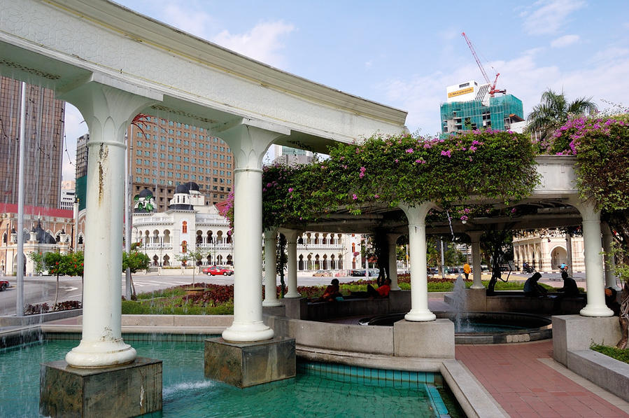 Ансамбль площади Независимости (Merdeka Square) Куала-Лумпур, Малайзия