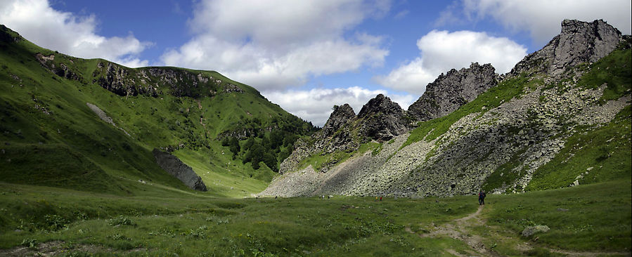 Поход на гору Санси Ла-Бурбуль, Франция