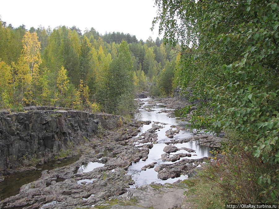 Канал для отвода воды. Гирвас, Россия