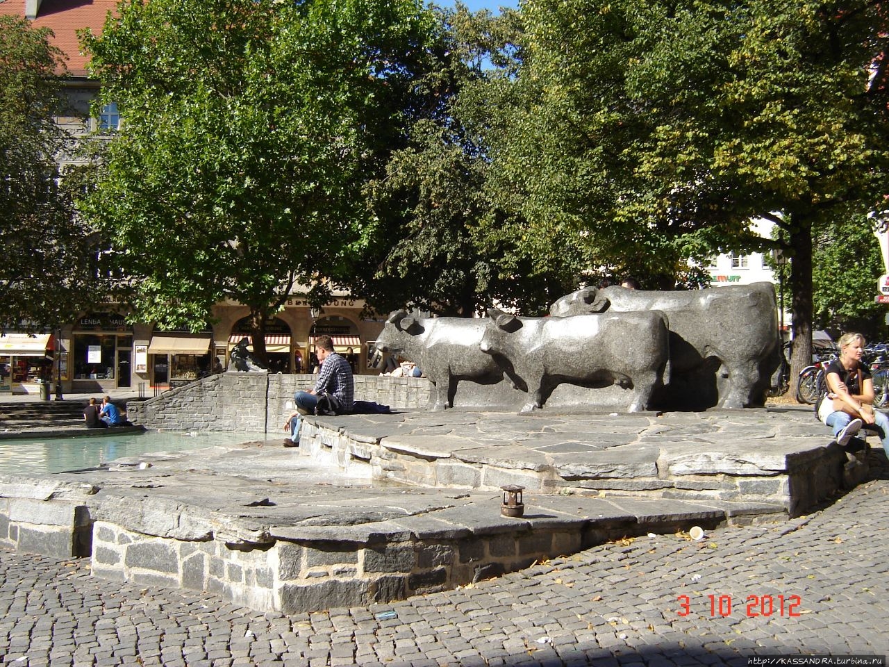 Фонтан на пл. Риндермаркт / Rindermarktbrunnen