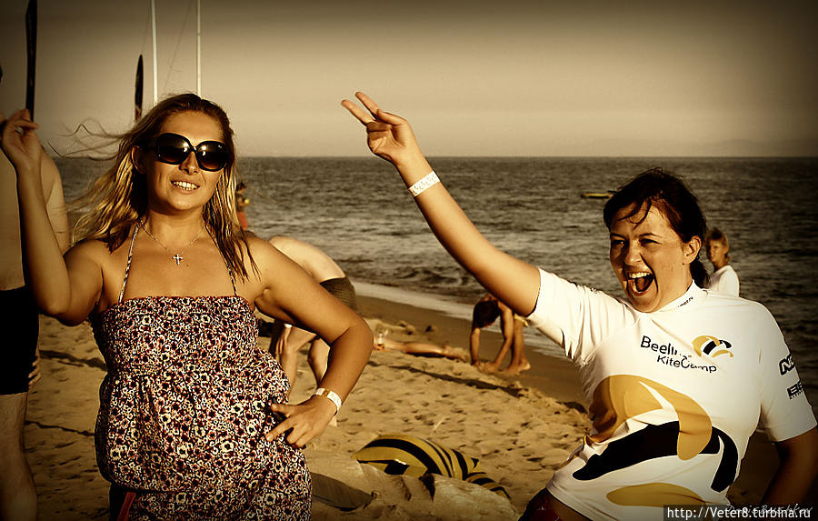 Бугазкая коса. Beeline KiteCamp Анапа, Россия