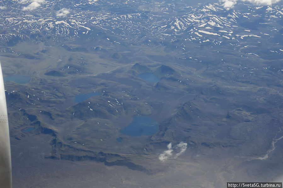 Под крылом самолета Исландия — моя давняя Голубая Мечта Исландия