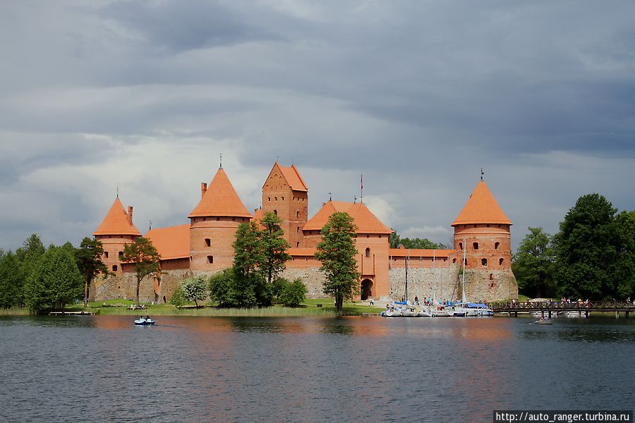 Тракайский замок. Вильнюс, Литва