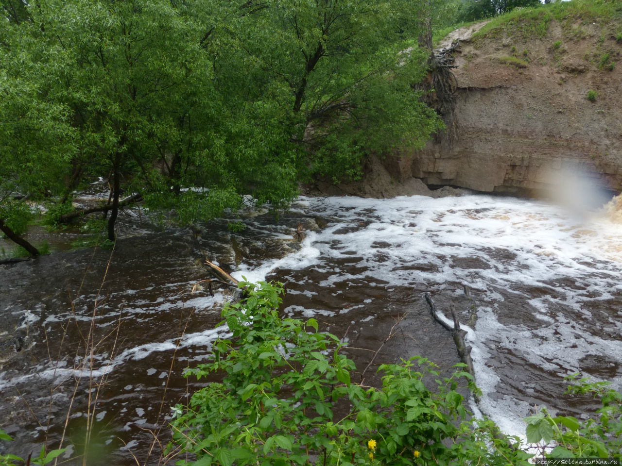 Саблинский водопад Ульяновка, Россия