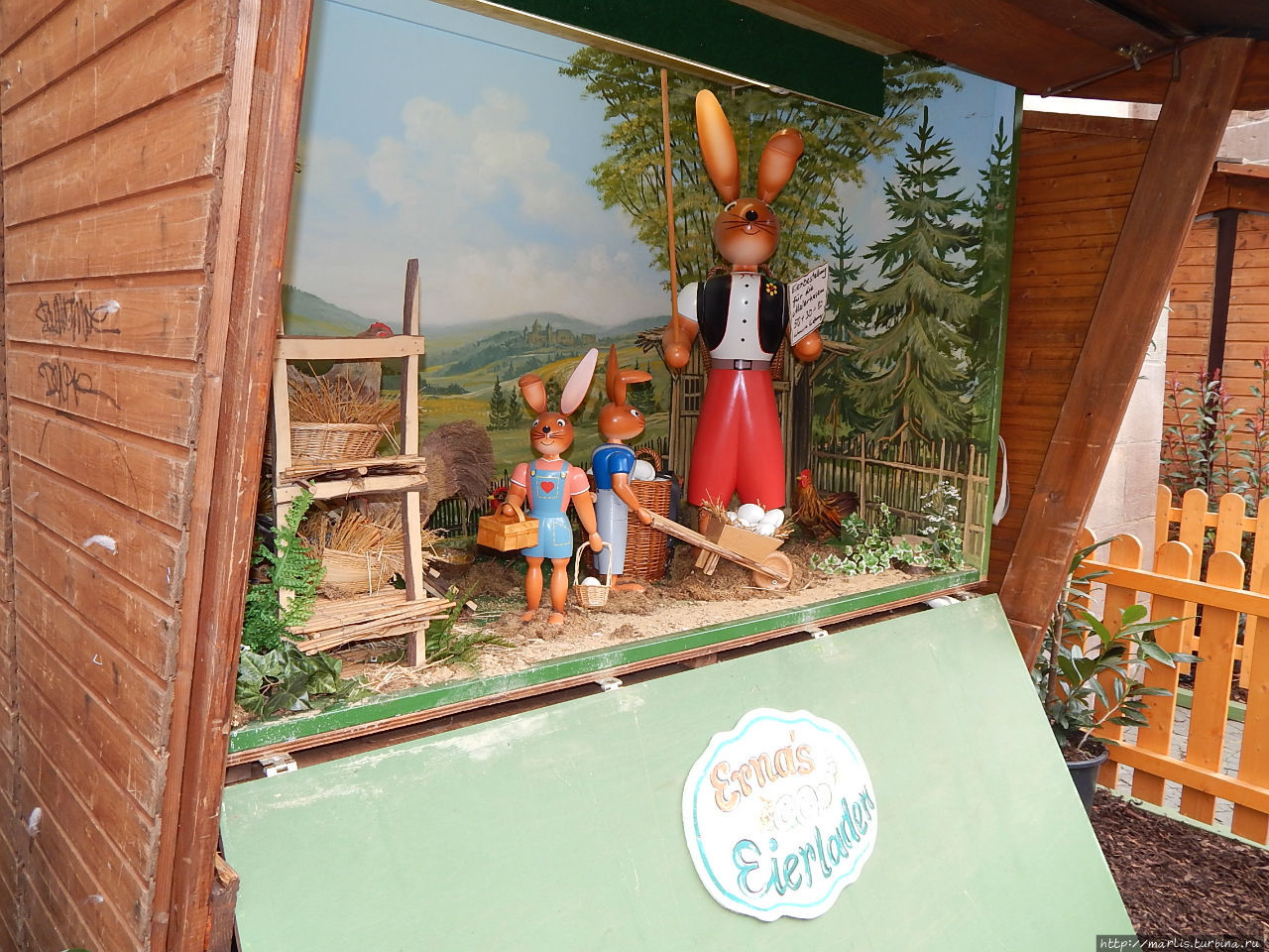 Пасхальная ярмарка в Санкт-Венделе Земля Рейнланд-Пфальц, Германия