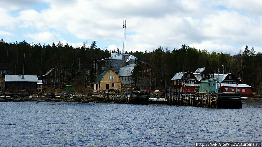 ББС МГУ, вид с моря Республика Карелия, Россия