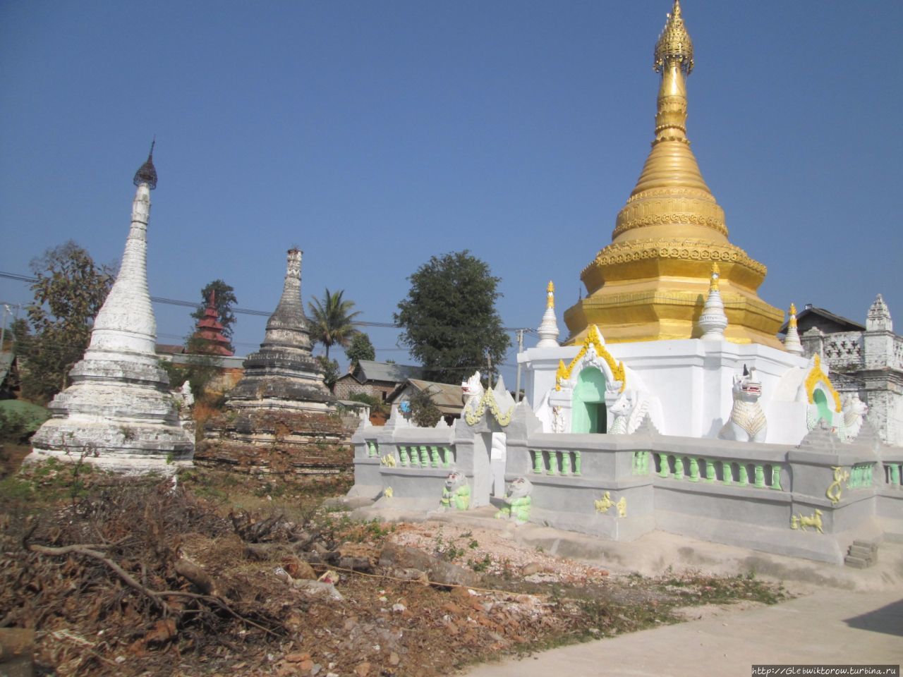 Посещение малого Багана Сипо, Мьянма