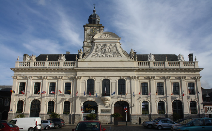 Мэрия и Колокольня Эр-сюр-ла-Лис / Mairie d'Aire sur la Lys